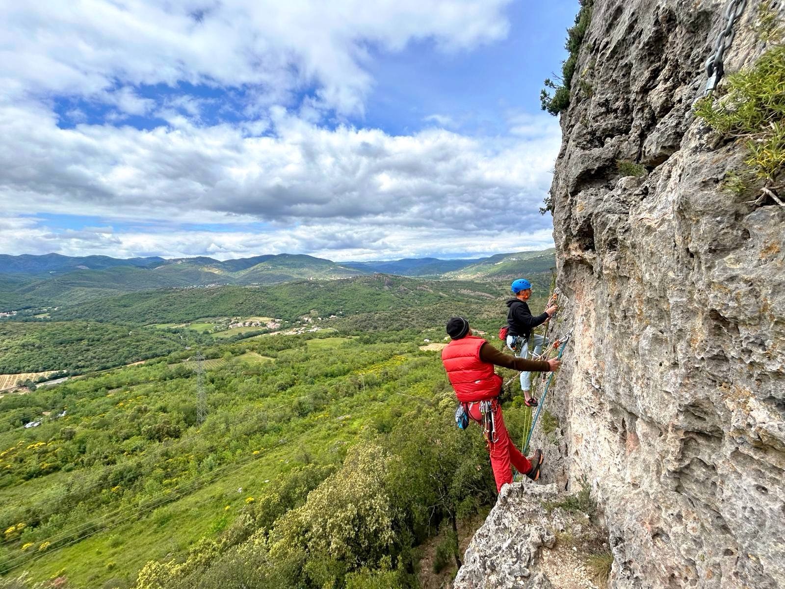 Escalade en falaise